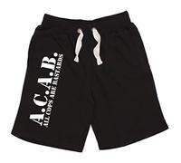 Grobe Jungs ACAB Stencil Shorts, black, M