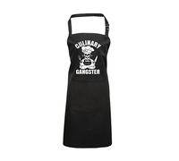 Grobe Jungs Culinary Gangster BBQ Apron, Black (Premium), One Size