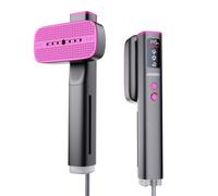 GROBELL Travel Garment Steamer for Clothes: 100V-220V Portable Hand Held 2 In 1 Steam Iron
