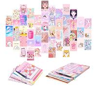 GROBRO7 50PCS Cute Comics Wall Art Collage Kit, Aesthetic Picture Indie Room Decor, Comics Posters for Dorm Decor, Wall Art Print for VSCO Girls Boys, Aesthetic Bedroom Photo Display for Anime Lovers