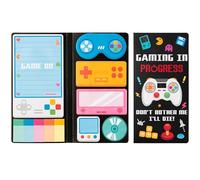 GROBRO7 Cartoon Sticky Notes Set - 550 Sheets Funny Game Console Shaped Self-Stick Notepads, Cute Sticky Notes Novelty Paper Clips Writing Memo Pad Page Marker for Home Office School Gift (Video Game)