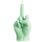 GROBRO7 Middle Finger Candle Danish Pastel Scented Room Decor, Natural Pine Incense Aromatherapy, Gesture Candles for Teen Room Decor Desk Statues, Winter Christmas Festival Housewarming Gift (Green)