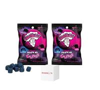GroceriesRus American Warheads Candy Pack - Warheads Galactic Mix Cubes 4.5oz (127g) Pack of 2 - Warning, Extremely sour sweets inside!