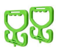 Grocery Bag Carrier, Shopping Bag Holder Handle Carrier, 2 Pack Heavy Duty Grocery Bag Holder, Each One Holds Up to 100lbs, Fits for Carrying Grocery Bags, Shopping Bags, Buckets ETC. (Green)