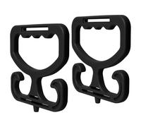 Grocery Bag Carrier, Shopping Bag Holder Handle Carrier, 2 Pack Heavy Duty Grocery Bag Holder, Each One Holds Up to 100lbs, Fits for Carrying Grocery Bags, Shopping Bags, Buckets ETC. (Black)