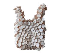 Grocery Bags - Foldable Washable Fabric, Reusable Handle Tote Pocket Pouch Expandable Shopping Carrier | Eco Friendly Travel Camp Kitchen Parties Picnics Daily Commutes