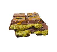 GROCERY BAZAAR Premium Dubai Chocolate Bar: Pistachio & Kunafa Delight, 200g - Authentic UAE Import with Kataifi Pastry, Exquisite Pistachio Chocolate Experience, Made in Dubai, Viral Treat