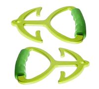 Grocery Carrier Handles, Multi-Purpose Grip Holder, 2 Piece Reusable Non-Slip Tool, Ergonomic Design for Travel Shopping Delivery Laundry Beach Food Camping Business Use, 3.94x4.33x0.39 inches