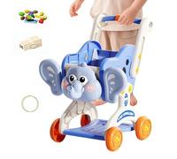 Grocery Cart for Kids | Baby Shopping Cart Toy Set - Early Educational Food Toy - for 3+ Years Boys Girls Kitchen Grocery Store Market Home Outdoor