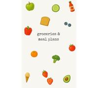 Grocery & Meal Planner: Weekly Organizer for Breakfast, Lunch & Dinner - Food Shopping List - 50 Pages