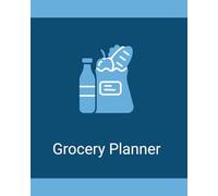 Grocery Planner: An Easy-to-Use Organizer for Planning Shopping Trips, Managing Grocery Lists, Tracking Household Needs, and Keeping Kitchen Notes
