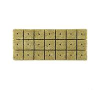 Grodan Rock Wool Cubes Soilless Culture Substrate Blocks for Plant Growing Gardening Lightweight Porous 25mm 30mm 40mm(40 * 40 * 40mm)