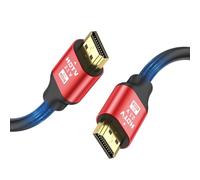 grofyllaa 8K Hdmi Cable 3M, High Speed Hdmi 2.1 Cable 8K@60Hz 4K@120Hz, Gold-Plated Connector 3D eARC HDCP 2.2 &2.3 for HDTV/Blu Ray Playback/Projectors/Laptops/PS4/PS5(Red)
