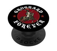 GROGNARD FOREVER ROLE PLAYING TABLETOP GAMING RED PopSockets Adhesive PopGrip