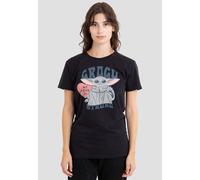 Grogu My Love Is Strong T-Shirt, Black Star Wars Black M