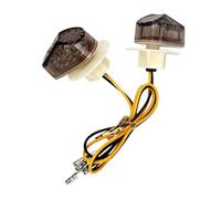 GROHAF turn signal indicator Motorcycle LED Brake Lights Turn Signal Lamps Taillights Motorbike Accessories For XJ6 YZF R6 R6S R1 FZ1S For Fazer 1000 12V 2pcs