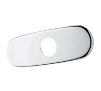 Grohe 07 551 000 6-Inch Euro Escutcheon Plate For Covering Unused Moun