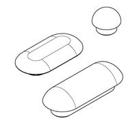 Toilet Seat Fitting Grohe SoftClose shock absorber Alpine White 102905SH00