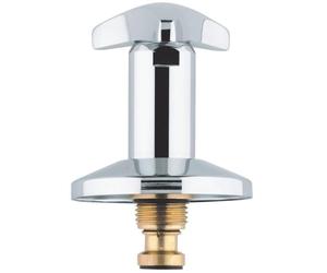 Grohe 11502000 Upper Part of Trecorn Handle Chrome 1/2-inch with Marking Red