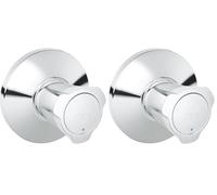 GROHE 19808001 | Costa Concealed Stop-Valve Trim | Blue (Pack of 2)