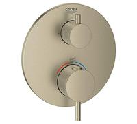 GROHE 24151EN3 Atrio Dual Function 2-Handle Thermostatic Trim, Brushed Nickel InfinityFinish