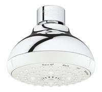 Grohe 26044001 Tempesta Classic 100 1.75 GPM 4-Spray Shower Head Starlight Chrome