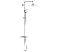 GROHE 26128002 Euphoria 260 Cooltouch Thermostatic Shower System, Starlight Chrome