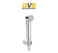GROHE Tempesta-F Trigger Spray 30 - Wall Holder Set with Trigger-Control Hand Shower (Wall Shower Holder, TwistFree Shower Hose 1.25 m, Anti-Limescale System, Easy to Clean), Chrome, 27513001
