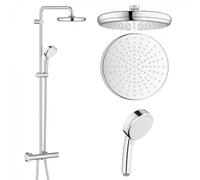 GROHE 27922001 Tempesta Cosmopolitan 210 Chrome Thermostatic Shower System