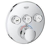 Grohe 29138000 29138 Round US Chrome Thm Smartcontrol 3,Starlight Chrome