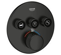 GROHE 291382430 Grohtherm Valve Trim, Matte Black