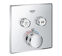 GROHE 29141000 Grohtherm SmartControl Thermostatic Trim, Starlight Chrome, Without SmartBox