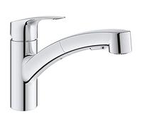 GROHE 30306001 Eurosmart Dual Spray Pull-Out Kitchen Faucet, Chrome