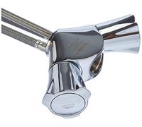 Grohe 31831001 Costa Single-Hole Sink Tap DN 15 Metal Handles and Pivoting Spout Chrome