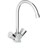 GROHE Costa - 2-handle kitchen mixer L-Size for open water heaters chrome