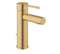 GROHE 32216GNA Essence Single Hole Single-Handle S-Size Bathroom Faucet 1.2 GPM Brushed Cool Sunrise (Brushed Gold)
