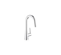 GROHE 32226003 Zedra Single-Handle Kitchen Faucet, Starlight Chrome