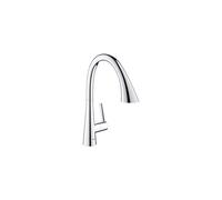 GROHE 32298003 Zedra Pull-Down Kitchen Faucet with Sprayer Chrome
