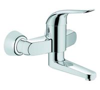 GROHE Euroeco Special - Single Lever Basin Mixer wall-mounted with projection 197 mm without waste set chrome