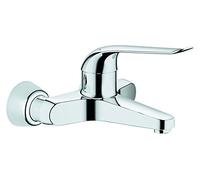 GROHE 32778000 Euroeco Special Basin Mixer Tap, Wall Mounted