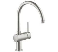 GROHE 32917DC0 | Minta Kitchen Tap C-Spout | Supersteel