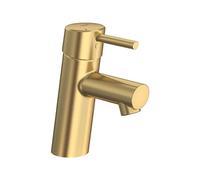 GROHE 34270GNA Concetto, Single Hole Single-Handle S-Size Bathroom Faucet 1.2 GPM, Brushed Cool Sunrise (Brushed Gold)