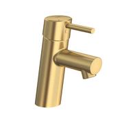 GROHE 34270GNA Concetto Single Hole Single-Handle S-Size Bathroom Faucet 1.2 GPM Brushed Cool Sunrise (Brushed Gold)