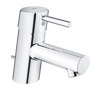 GROHE 34702001 Concetto Hole Single-Handle Bathroom Faucet with Drain Assembly in Starlight Chrome