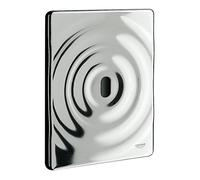 Reina Grohe Rectangular Concealed Tectron Surf Infrared Sensor Control Electronic Urinal Cistern Auto Flush Plate 156mm Chrome Finish