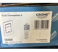 GROHE Skate Cosmopolitan - Flush Plate for WC and 2 flushes chrome / chrome