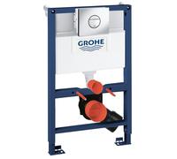 Grohe 38868 000 Nova Rapid SL 3 in 1 WC Set 0.82m Concealed Frame and Cistern
