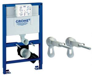 Grohe 38947 Rapid Sl 2 In 1 Wc Set Incl. 1.0M Concealed Frame And Cistern