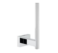 GROHE 40623001 Essentials Cube Roll Holder Silver
