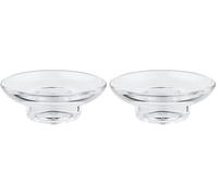 GROHE 41182000 Start Accessories Spare soap Dish, Chrome, Ø11 cm (Pack of 2)